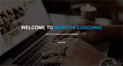 Desktop Screenshot of maruthicoaching.com